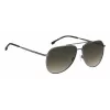 BOSS Man BOSS1447SKJ1G Óculos de sol retangulares - armação de acetato preta, lentes de policarbonato cinzentas, proteção UV400