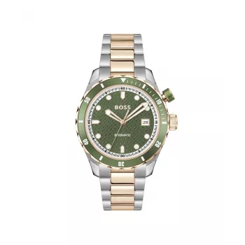 BOSS Relógio de homem 1514181 cronógrafo de quartzo 42mm aço inoxidável mostrador preto