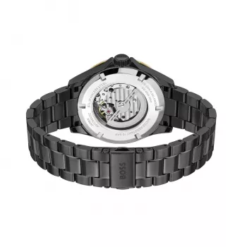 Cronógrafo de homem BOSS 1514203 42mm aço inoxidável mostrador azul