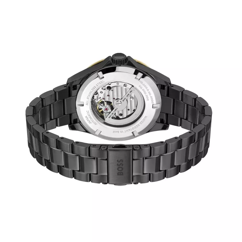 Cronógrafo de homem BOSS 1514203 42mm aço inoxidável mostrador azul