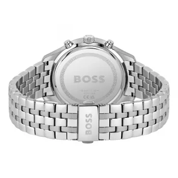 BOSS Relógio cronógrafo de homem Skymaster 1513975 42mm Aço inoxidável Mostrador azul