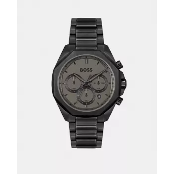 Relógio de homem BOSS Skymaster Chronograph 1514016 44mm aço inoxidável mostrador azul
