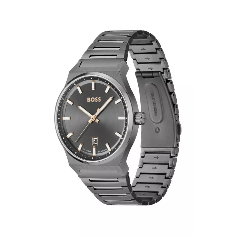 Relógio cronógrafo de homem BOSS Skymaster 1514078 41mm mostrador azul aço inoxidável