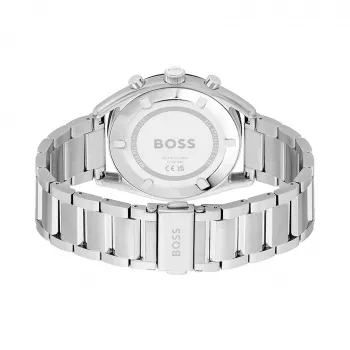 Relógio cronógrafo de homem BOSS Skymaster 1514093 44mm aço inoxidável mostrador azul