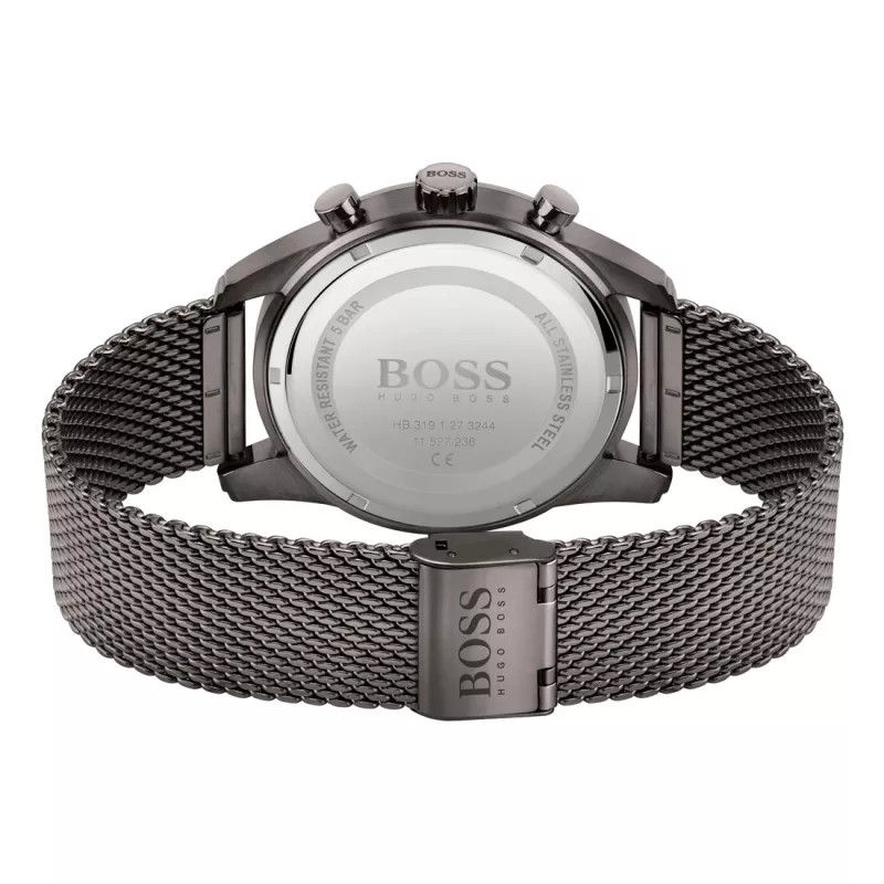 Relógio BOSS homem 1513837 Skymaster cronógrafo mostrador azul aço inoxidável 44mm