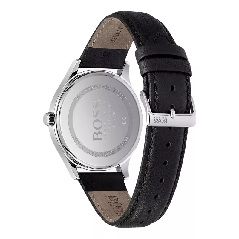 BOSS Relógio de homem 1513893 41mm Aço inoxidável Mostrador azul Cronógrafo