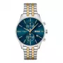 BOSS relógio de homem 1513976 (42mm) - mostrador azul, bracelete de pele castanha
