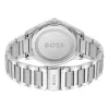 Relógio de homem BOSS 1513979 Pilot Edition 43mm mostrador azul pele castanha