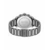 BOSS relógio de homem 1514005 44mm caixa de aço inoxidável mostrador azul bracelete de pele castanha cronógrafo de quartzo