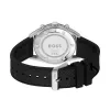 BOSS Relógio homem 1514091 44mm mostrador azul bracelete de pele castanha cronógrafo quartzo