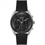 BOSS Relógio homem 1514091 44mm mostrador azul bracelete de pele castanha cronógrafo quartzo