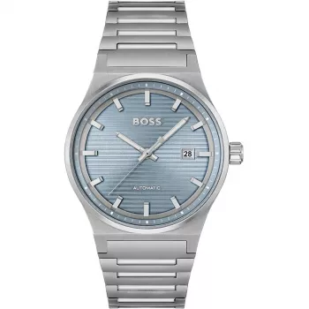 Relógio BOSS para homem 1514118 41mm aço inoxidável mostrador azul cronógrafo