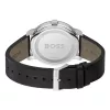BOSS Relógio de homem 1514125 Velocity cronógrafo de quartzo 44 mm mostrador azul bracelete de pele castanha