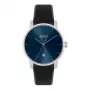 Relógio BOSS de homem 1514131 40mm cronógrafo de quartzo caixa de aço inoxidável bracelete de pele preta