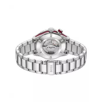 BOSS relógio de homem 1514179 42mm aço inoxidável mostrador azul cronógrafo