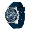 Relógio de homem BOSS 1514243 41mm aço inoxidável mostrador azul cronógrafo