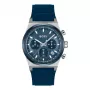 Relógio de homem BOSS 1514243 41mm aço inoxidável mostrador azul cronógrafo
