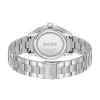Relógio de quartzo unissexo BOSS Peak 38mm Aço inoxidável Mostrador preto