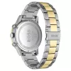 Relógio cronógrafo de quartzo de homem BOSS Skymaster 1514163 44mm mostrador azul malha de aço inoxidável