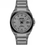 Relógio de quartzo BOSS Skymaster para homem 1514137 41mm mostrador azul aço inoxidável malha