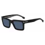 Óculos de sol BOSS SUNGLASSES BOSS MAN BOSS1501SINA armação de acetato retangular 51/22/145 mm preto/cinzento