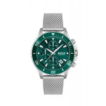 Relógio cronógrafo de homem BOSS Velocity 1513905 46mm silicone preto
