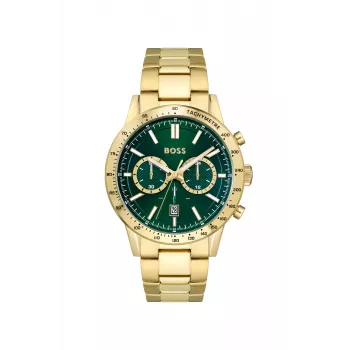 BOSS Relógio Homem 1513923 (46mm) - Mostrador Azul, Cronógrafo de Aço Inoxidável