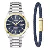 Relógio de homem BOSS 1570191 (41mm) Pilot Edition quartzo aço inoxidável pele castanha