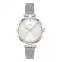 BOSS Relógio de mulher 1502653 Quartzo Analógico 32mm Aço Inoxidável Bracelete Mesh Prateado