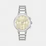 Relógio de mulher BOSS 1502676 quartzo 37 mm aço inoxidável prateado/ouro rosa