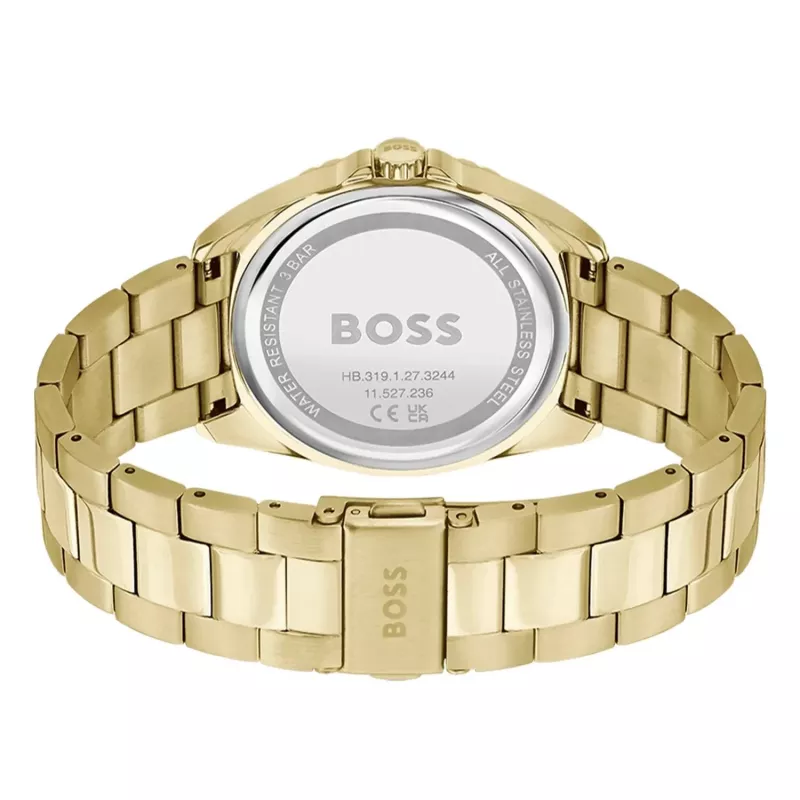 BOSS Relógio de mulher 1502714 Quartzo Analógico 38mm Aço Inoxidável Prateado