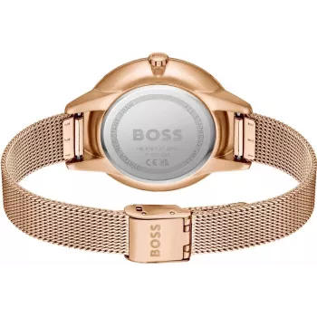 BOSS Relógio de mulher 1502663 40mm prateado aço inoxidável quartzo analógico