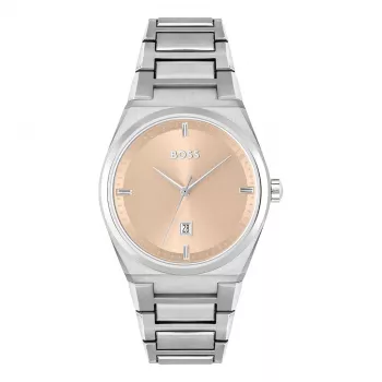 Relógio BOSS de mulher 1502670 31mm prateado aço inoxidável quartzo