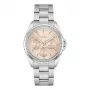 Relógio BOSS para senhora 1502732 38mm prateado aço inoxidável malha quartzo
