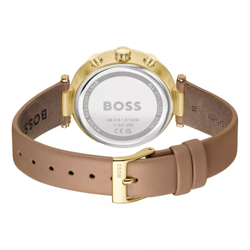 Relógio de mulher BOSS 1502772 36mm aço inoxidável quartzo analógico prateado