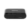 BOYA BOYALINK-TX sistema de microfone sem fios, 2,4 GHz, 1 recetor e 2 emissores, autonomia de bateria ultralonga, preto