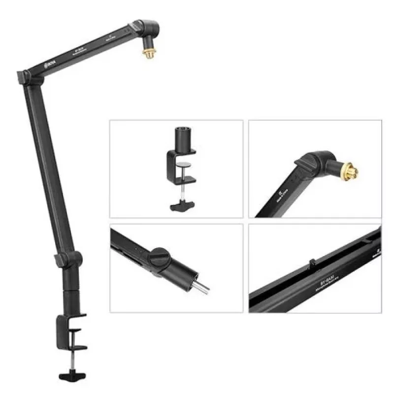 BOYA BY-BA30 Braço articulado para microfone, aço, preto