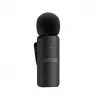 BOYA BY-V4 sistema de microfone sem fios 2,4GHz com 4 emissores e 1 recetor (ligação de 3,5mm) preto