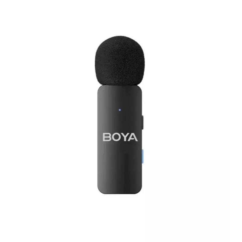 BOYA BY-V4 sistema de microfone sem fios 2,4GHz com 4 emissores e 1 recetor (ligação de 3,5mm) preto
