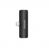 BOYA BY-V4D sistema de microfone sem fios com 4 transmissores e 1 recetor Lightning (preto)