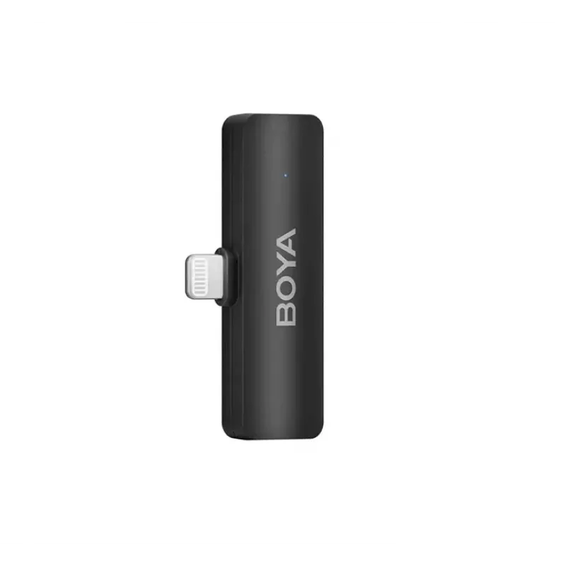 BOYA BY-V4D sistema de microfone sem fios com 4 transmissores e 1 recetor Lightning (preto)