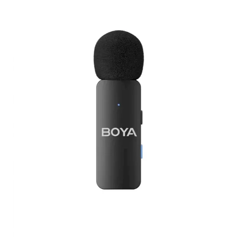 BOYA BY-V4D sistema de microfone sem fios com 4 transmissores e 1 recetor Lightning (preto)
