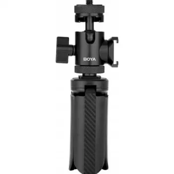 Tripé de secretária BOYA Desktop Stand 01 de 1/4 polegadas para microfone e câmara - preto