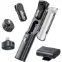 BOYA Magic-02 auscultadores com microfone sem fios 2,4GHz USB-C/Lightning/3,5mm pretos