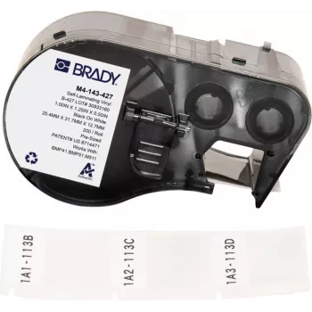 Etiqueta BRADY M4-143-427 para BMP41/BMP51/M511 – polioletina branca, 41,28 mm x 2,13 m