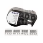 Etiqueta de vinil autolaminada Brady M4-49-422 em rolo, 48,26 mm x 6,4 m, branco, para BMP41/BMP51/BMP53/M511