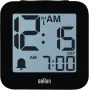 Braun BC 25 BP-DCF Despertador radiofónico com anúncio de voz, Preto (60077)