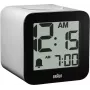 Braun BC 25 WP Despertador de quartzo branco com anúncio de voz (67710)