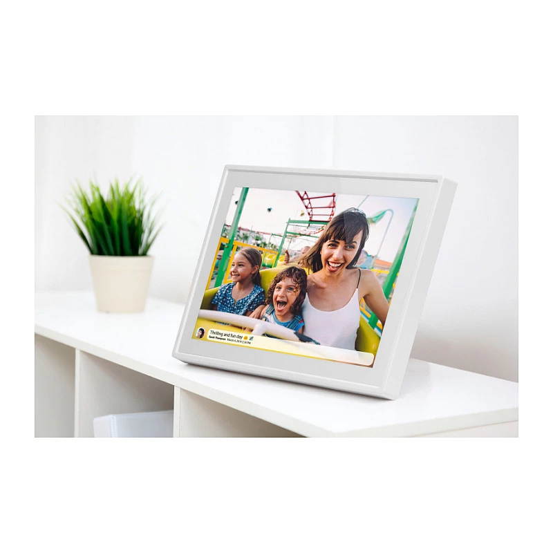 Braun DigiFrame 1019 WiFi 25,7 cm (10,1 polegadas) Moldura Digital Branca