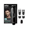 Aparador multiusos Braun MGK 3420 All-in-One, kit 6 em 1 para rosto, cabelo, nariz e ouvidos